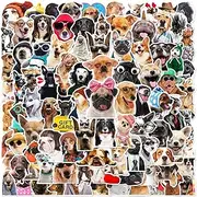 Dog Stickers,100 PCS Dog Vinyl Waterproof Decals for Water Bottles Computer Bicycle Skateboard Luggage Phone Pad Laptop Kids Teens Stickers Pack
