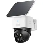 eufy SoloCam S340 Dual Camera Security Camera, Wireless, Solar Panel, White
