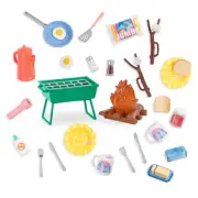 – Campfire & Portable BBQ Grill Set – Marshmallows, Toasting Sticks, and Play...