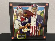 Uncle Sam & Aunt Sarah Jigsaw Puzzle Over 500 Pieces 20 1/4x20 1/4 by Colorforms