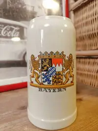 在飛比找樂天市場購物網優惠-德國啤酒杯 德國陶瓷啤酒杯 西德時期老杯子