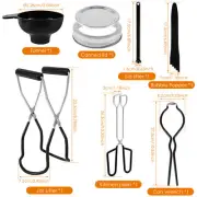 7Pcs Canning Supplies Starter Kit Canning Kit with Jar Lifter Tong Wrench·-·♧.