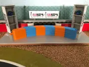 WSR3D ProTech Interlocking Barriers Scalextric Track and Slot Car Track Scenery