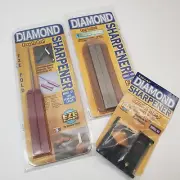 Lot 3x EZE-LAP Diamond Sharpener Model 571/46M/WJ Knife Scissor Arrow Sharpening