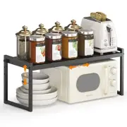 Expandable kitchen Countertop Organizer, Stackable Cabinet Shelf Organizers, ...