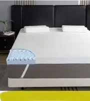 3 Inch Memory Foam Topper Mattress Queen with Removable Cover, 60 X 80 X 3 Inch