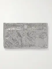 [RABANNE] RABANNE - Pixel Chainmail Clutch - Silver - One size One size Silver