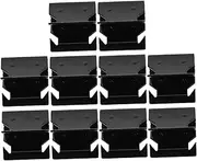 COSMEVIVI 10pcs Deflector Clamp Automotive Wind Deflector Clips Wind Guard Clips