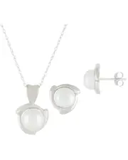 Splendid Pearls 10K 8-9mm Pearl Set