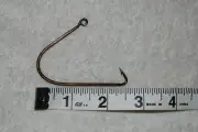 100 - Mustad & Son Pike Fish Hooks 7724 Size 3 -Bronzed, Forged, Made in Norway