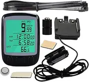 Odometer Bikes - Wired Speedometer Tracker, Waterproof LCD Display | Multifunctional Cycling Computer for Scooters, Portable Bike Mileage Monitor, Clear Data Screen for Riders