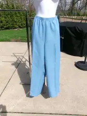 NWT ALFRED DUNNER SKY BLUE PULL ON PANTS 18W