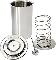 Poemtian Stainless Steel Meat Press, Easy-Clean and Durable Ham Maker for Healthy Homemade Deli Meats,Perfect for Pork, Beef, Fish and More