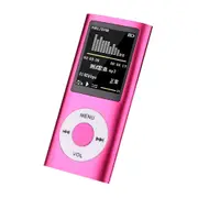 MP4 Player + 8GB SD Card MP3 Digital Video 1.8" LCD Music Video Media Player FM Radio Music Home-Pink