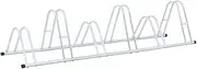 Bicycle Stand for 6 Bikes Floor Freestanding Galvanised Steel,Bicycle Stands & Storage 6.74KG-4005567