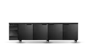 Skope BackBar 4 Solid Swing Door SlimLine Fridge