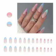 Water Drop Type Wearing Nail Colorful Girl Nail Nail Sculpting Forms Long