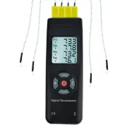 6.2" Portable 4 K-Type Thermocouple Metal & Bead Probe Thermometer Temperature