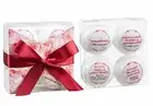 Freida And Joe Aromatherapy Romantic Sensuous 4 Piece STRAWBERRY Bath Bomb Set N