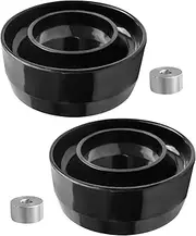 3" Leveling Lift Kit Fit for Chevy Silverado GMC Sierra 1500 2WD 1999-2007, Front Coil Spring Strut Spacer Suspension Lift Kit, PU Coil Spring Spacer and Aluminum Shock Spacer 2 Pack