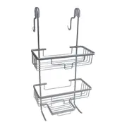 Barelli Silver Over Screen Aluminium Rust Free Shower Caddy