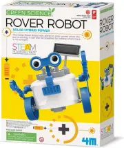 4M Green Science Rover Robot, Solar Hybrid Power, Enhances Hand-Eye Coordinat...