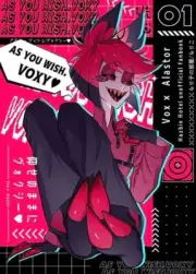 Hazbin Hotel Fanzine Comics Manga Doujinshi VOX Alastor AS YOU WISH VOXY Japan
