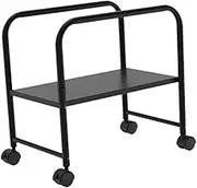 BaotyJie Movable Host Rack Computer Host Bracket with Rolling Wheels Floor Stand Space Saving Movable CPU Stand Holder PC Floor Cart, Black