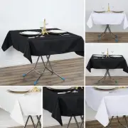 10 SQUARE 54" Premium Quality POLYESTER TABLECLOTHS Wedding Catering Kitchen