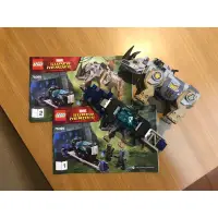 在飛比找蝦皮購物優惠-Lego 76099 犀牛坐騎+場景(無人偶）漫威 黑豹