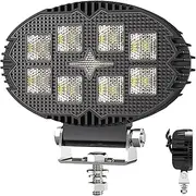 Truck Work Lights | 27W LED Tractor Lights - Super Bright, Waterproof, Automotive Replacement Lighting, Trailer Lamp for Trucks Offroads