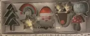 Meri Meri Mini Christmas Cookie Pie cutters Set 7 NIB