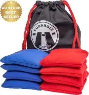 Regulation Cornhole Bean Bags Set of 8-All Weather Stars & Stripes or Red & Blue
