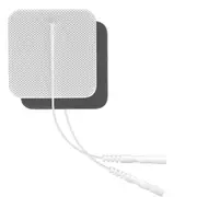 12x Professional iStim Fabric TENS Machine Pads Replacement Electrodes White