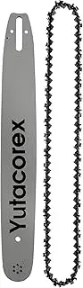 [Yutacorex] 20inch Chainsaw Guide Bar and Chain Combo,Replacement Accessories Fits Stihl,Pitch: .325", 063" Gauge, 81 Drive Links, D025