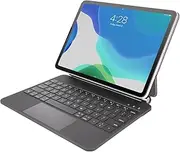 [Rii] Magic Keyboard Case for iPad Air 11 inch 2024 (M2),iPad Air 5th/4th Gen and iPad Pro 11 inch (4th/3rd/2nd/1st Gen),Bluetooth Keyboard Case with Trackpad,7Auto Sleep/Wake (Black)