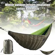 Thickened Hammock Warm Cover Winter Outdoor Leisure Insulation Hammock Windproof Warm as show
