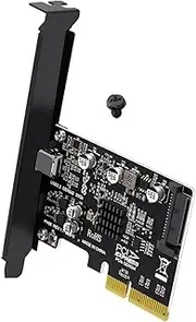Expansion Card, PCIE to Type-C USB 3.2 Gen 2X2 Expansion Card PCI-Express 4X 20Gbps ASM3242