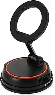 SWOOMEY Foldable Multi Angle Suction Cup Mobile Holder for Car Dashboard Desk Adjustable Phone Stand for Navigation and Handsfree Calls Stylish Minimalist Design