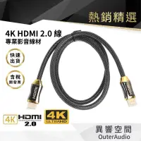 在飛比找有閑購物優惠-【異響空間】4K HDMI線 1.5米 HDMI 2.0版 
