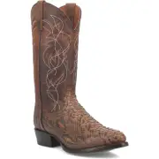 DAN POST MENS GENUINE PYTHON SNAKESKIN BAY APACHE COWBOY BOOTS 10 D DP3037 NEW