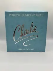 CHARLIE BY REVLON 3OZ VINTAGE PERFUMED DUSTING POWDER (NEW WITH BOX)