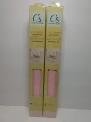 2 New Rolls Crafters Square Vinyl Paper Permanent 12in × 48in Pink