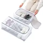 1pc Dustproof Shoe Storage Box Stackable Foldable Boxes Trainers Organiser^