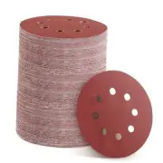 150pcs Sanding Discs Set, 5-Inch 8-Hole Sandpaper, Assort Grit, 150pcs
