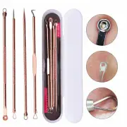 BLACKHEAD WHITEHEAD COMEDONE SPOT PIMPLE BLEMISH EXTRACTOR REMOVER TOOL SET KIT