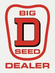 Big D Seed Dealer 9" x 12" Metal Sign
