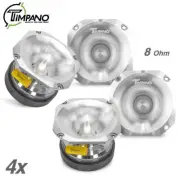 4x Timpano 1800 Watt 4" PRO Audio Super Car Bullet Tweeters TPT-ST71 CHROME 8Ohm