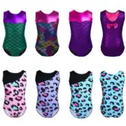 Kids Girls Ballet Jumpsuit Dance Unitard Gymnastics Leotard Bodysuit Dancewear