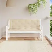 Generic Garden Bench Cushions 2 pcs Beige 150x50x7 cm Oxford Fabric,Home & Garden,Decor,Chair & Sofa Cushions